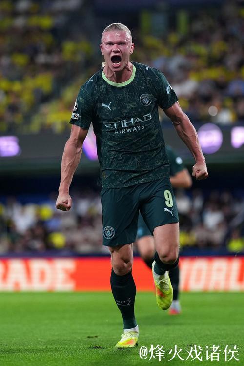 欧冠-哈兰德破门B席助攻 曼城2-0击败比利亚雷亚尔