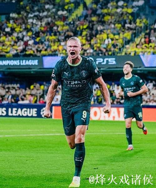 欧冠-哈兰德破门B席助攻 曼城2-0击败比利亚雷亚尔